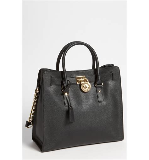 michael michael kors hamilton saffiano leather tote grey|Michael Kors Hamilton saffiano bag.